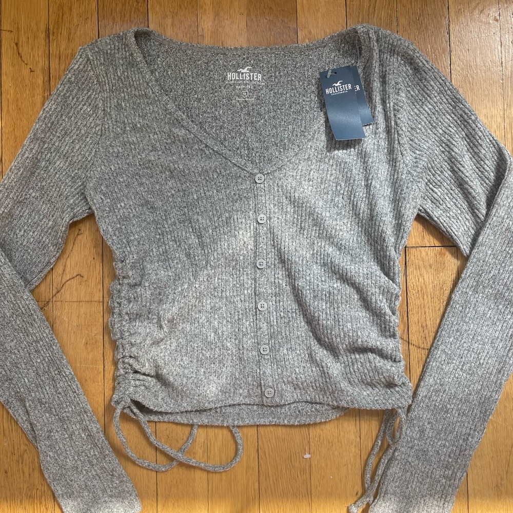 NWT Hollister Cinched Long Sleeve